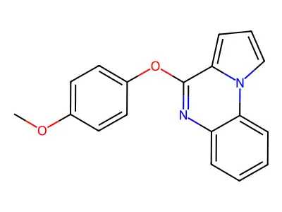 4-(4-Methoxyphenoxy)pyrrolo[1,2-a]quinoxaline structure