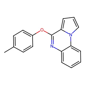 4-Methylphenyl pyrrolo[1,2-a]quinoxalin-4-yl ether structure