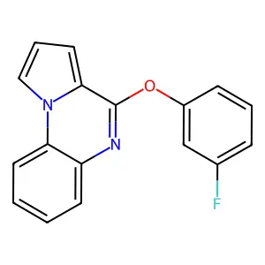 4-(3-Fluorophenoxy)pyrrolo[1,2-a]quinoxaline structure