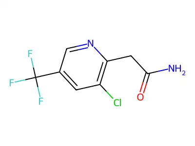 2-[3-Chloro-5-(trifluoromethyl)pyridin-2-yl]acetamide structure
