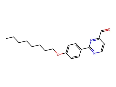 2-(4-Octoxyphenyl)pyrimidine-4-carbaldehyde structure