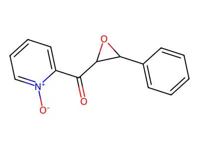2-[(3-Phenyl-2-oxiranyl)carbonyl]-1-pyridiniumolate structure