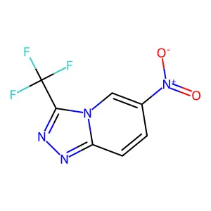 6-Nitro-3-(trifluoromethyl)-[1,2,4]triazolo[4,3-a]pyridine structure