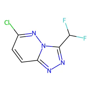 6-Chloro-3-(difluoromethyl)-[1,2,4]triazolo[4,3-b]pyridazine structure