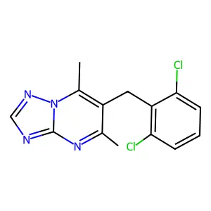 6-(2,6-Dichlorobenzyl)-5,7-dimethyl[1,2,4]triazolo[1,5-a]pyrimidine structure
