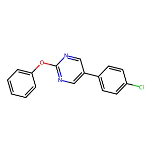 5-(4-Chlorophenyl)-2-phenoxypyrimidine structure