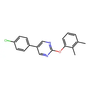 5-(4-Chlorophenyl)-2-(2,3-dimethylphenoxy)pyrimidine structure