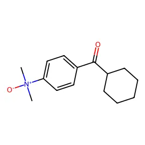 4-(cyclohexanecarbonyl)-N,N-dimethylbenzeneamine oxide structure