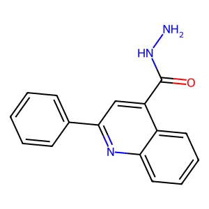 2-苯基喹啉-4-甲酰肼 structure