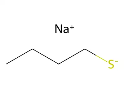 1-butanethiol, sodium salt structure