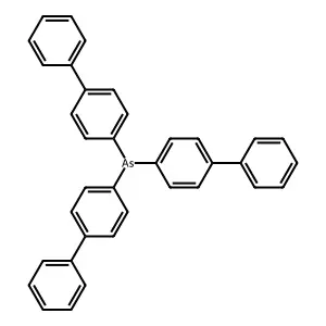 Tribiphenyl-4-ylarsane structure