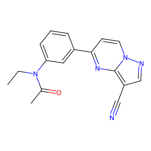 Isozaleplon structure