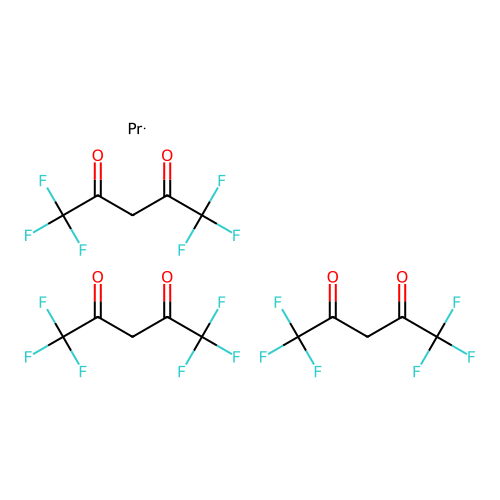 1,1,1,5,5,5-Hexafluoropentane-2,4-dione;praseodymium structure