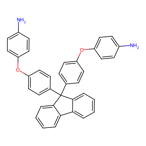 9,9-Bis[4-(4-aminophenoxy)phenyl]fluorene structure