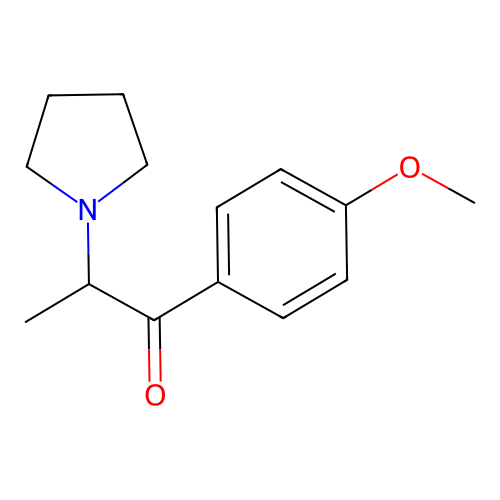 4'-Methoxy-alpha-pyrrolidinopropiophenone structure