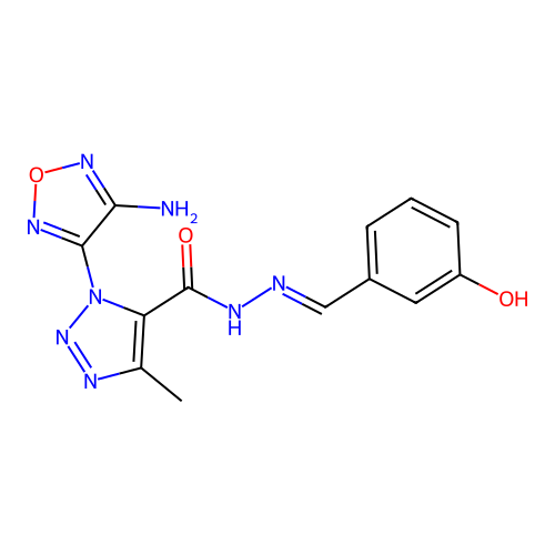 Chemical Compound (C13H12N8O3) structure