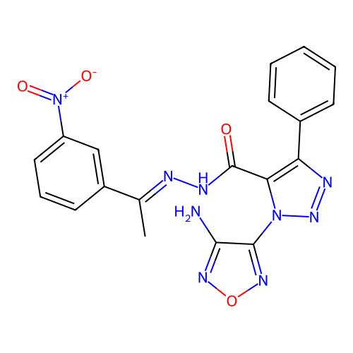 Chemical Compound (C19H15N9O4) structure