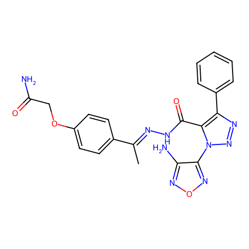 Chemical Compound (C21H19N9O4) structure
