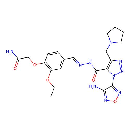 Chemical Compound (C21H26N10O5) structure