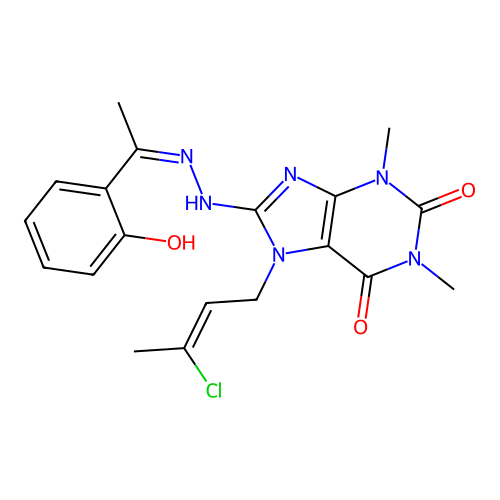 CAS 478253-49-5 - C19H21ClN6O3 structure