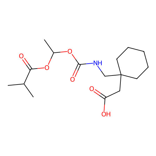 Gabapentin Enacarbil structure