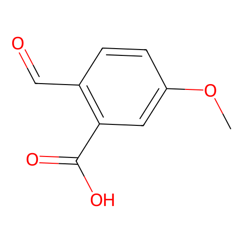 2-Formyl-5-methoxybenzoic acid structure