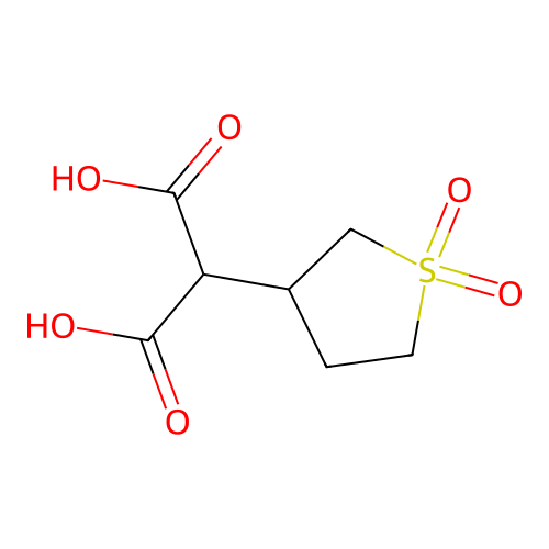 2-(1,1-dioxothiolan-3-yl)propanedioic Acid structure
