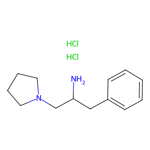 1-Phenyl-3-(pyrrolidin-1-yl)propan-2-amine Dihydrochloride structure
