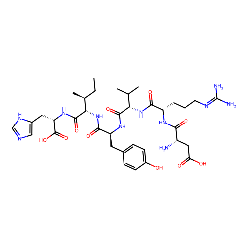 Angiotensin I/II (1-6) structure