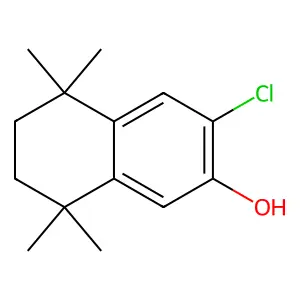 3-Chloro-5,5,8,8-tetramethyl-5,6,7,8-tetrahydronaphthalen-2-ol structure