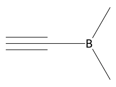 Borane, ethynyldimethyl- structure