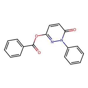 6-Oxo-1-phenyl-1,6-dihydro-3-pyridazinyl benzenecarboxylate structure