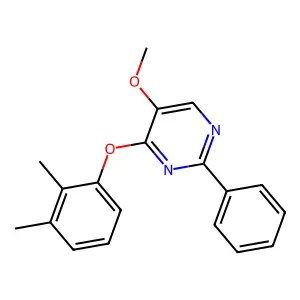 4-(2,3-Dimethylphenoxy)-5-methoxy-2-phenylpyrimidine structure