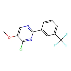 4-Chloro-5-methoxy-2-[3-(trifluoromethyl)phenyl]pyrimidine structure