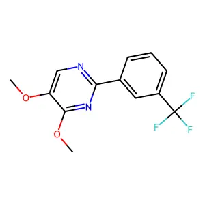 4,5-Dimethoxy-2-[3-(trifluoromethyl)phenyl]pyrimidine structure