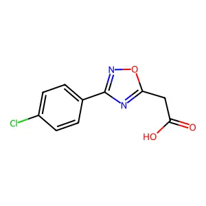2-[3-(4-chlorophenyl)-1,2,4-oxadiazol-5-yl]acetic Acid structure