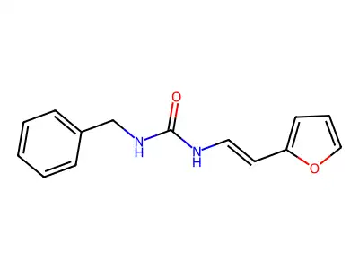 1-Benzyl-3-[2-(furan-2-yl)ethenyl]urea structure