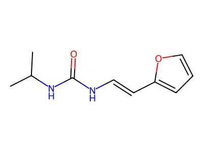 N-[2-(Furan-2-yl)ethenyl]-N'-propan-2-ylurea structure