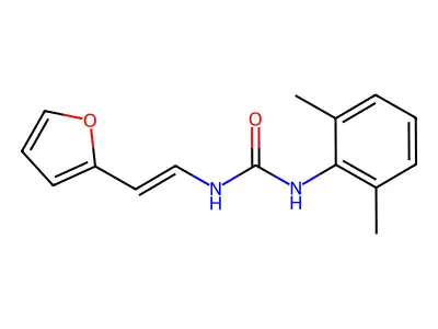 1-(2,6-Dimethylphenyl)-3-[2-(furan-2-yl)ethenyl]urea structure