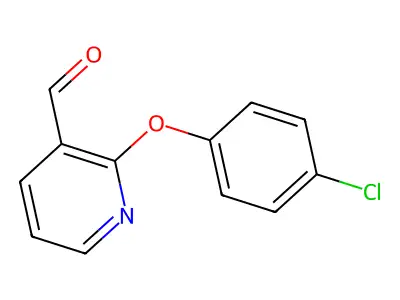 2-(4-Chlorophenoxy)nicotinaldehyde structure