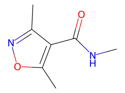 N,3,5-Trimethylisoxazole-4-carboxamide structure