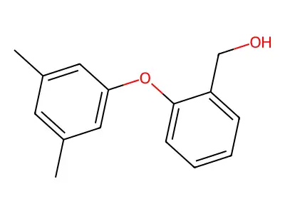 [2-(3,5-Dimethylphenoxy)phenyl]methanol structure