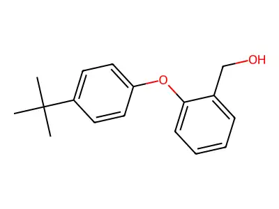 [2-(4-Tert-butylphenoxy)phenyl]methanol structure