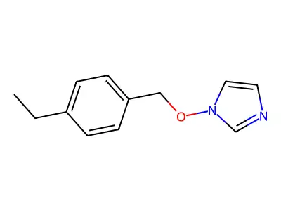 1-[(4-Ethylphenyl)methoxy]imidazole structure