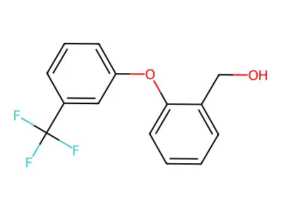 {2-[3-(Trifluoromethyl)phenoxy]phenyl}methanol structure