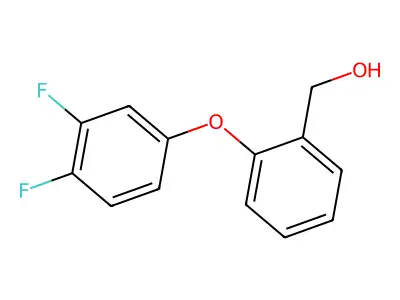 [2-(3,4-Difluorophenoxy)phenyl]methanol structure