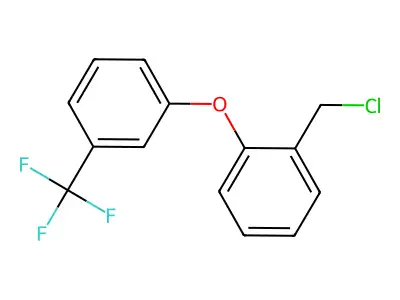 1-(Chloromethyl)-2-[3-(trifluoromethyl)phenoxy]benzene structure