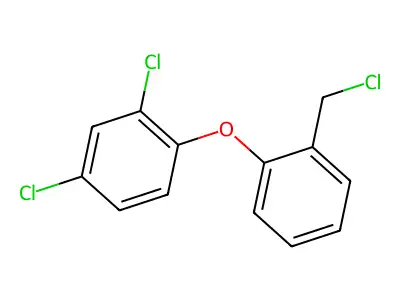 2,4-Dichloro-1-[2-(chloromethyl)phenoxy]benzene structure