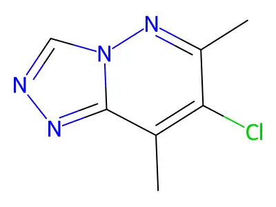 7-Chloro-6,8-dimethyl-[1,2,4]triazolo[4,3-b]pyridazine structure