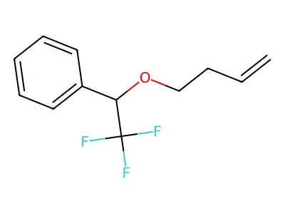 1-[1-(3-Butenyloxy)-2,2,2-trifluoroethyl]benzene structure